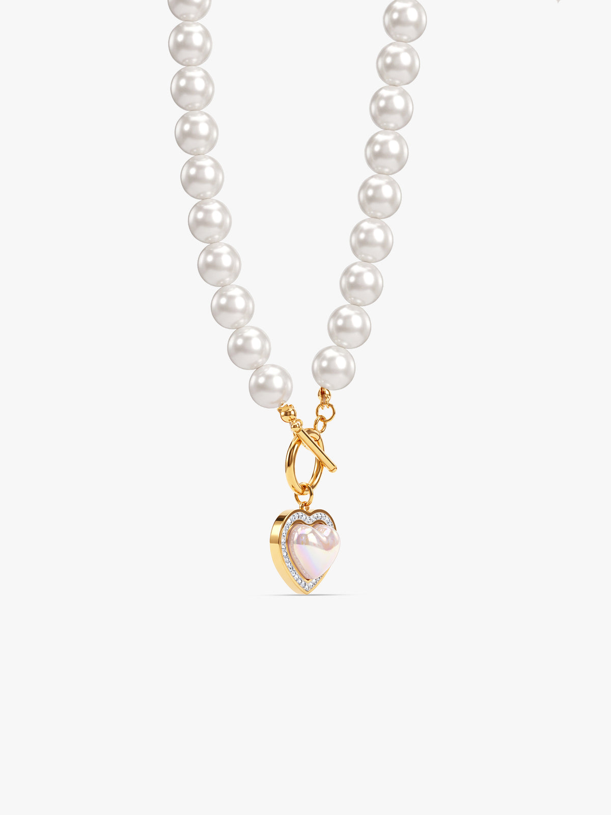 IXIA by GIVA Pearl Crush Gold Plated Necklace
