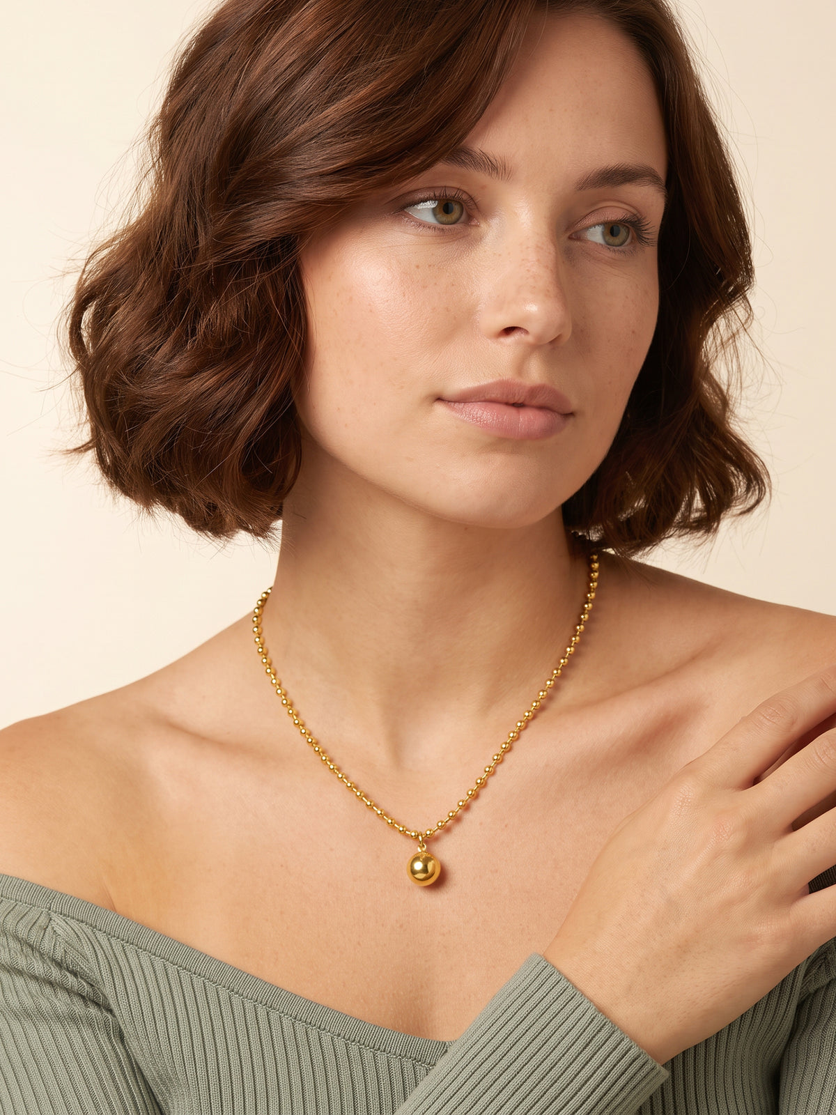 IXIA by GIVA Disco Dreams Gold Plated Necklace