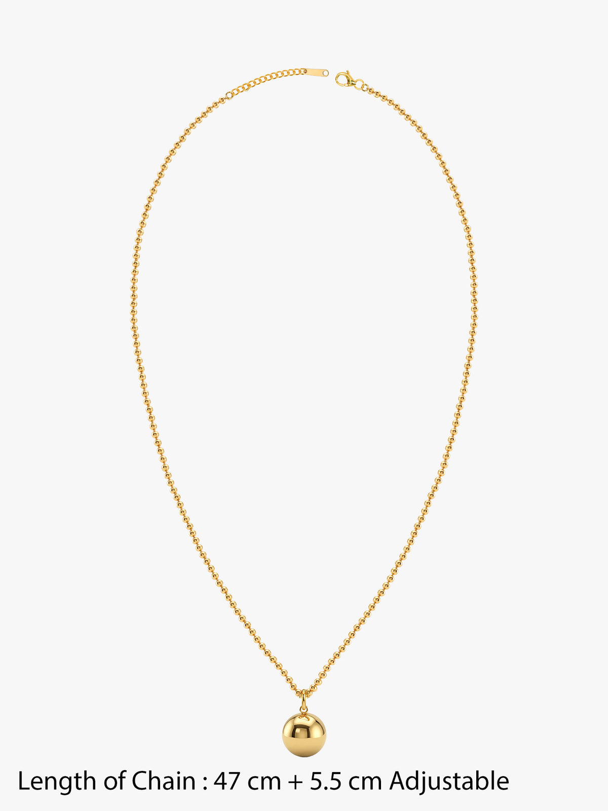 IXIA by GIVA Disco Dreams Gold Plated Necklace