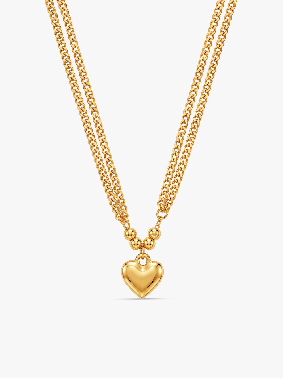 IXIA by GIVA Love Angle Gold Plated Necklace