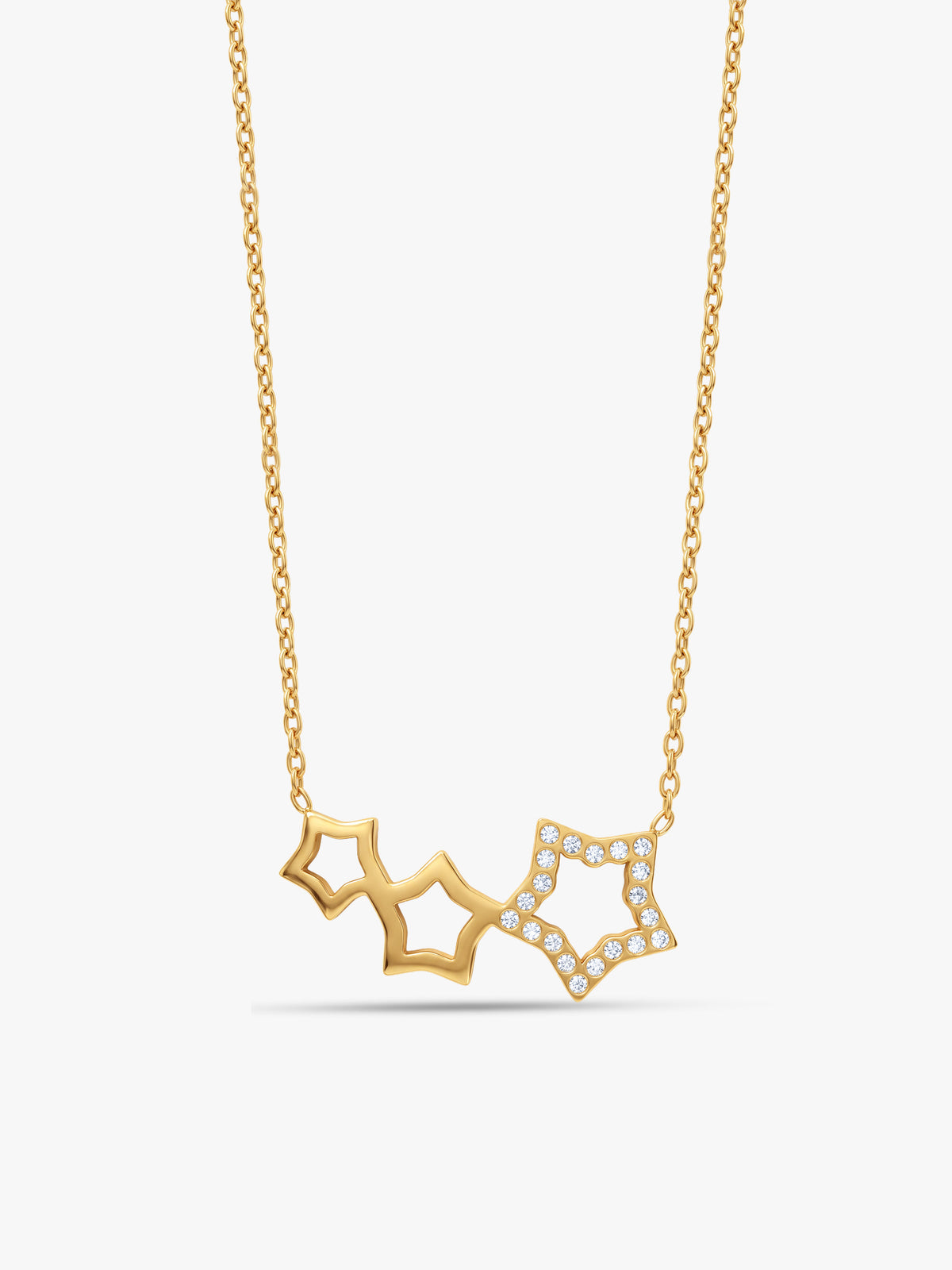 IXIA by GIVA Twinkle Theory Gold Plated Necklace