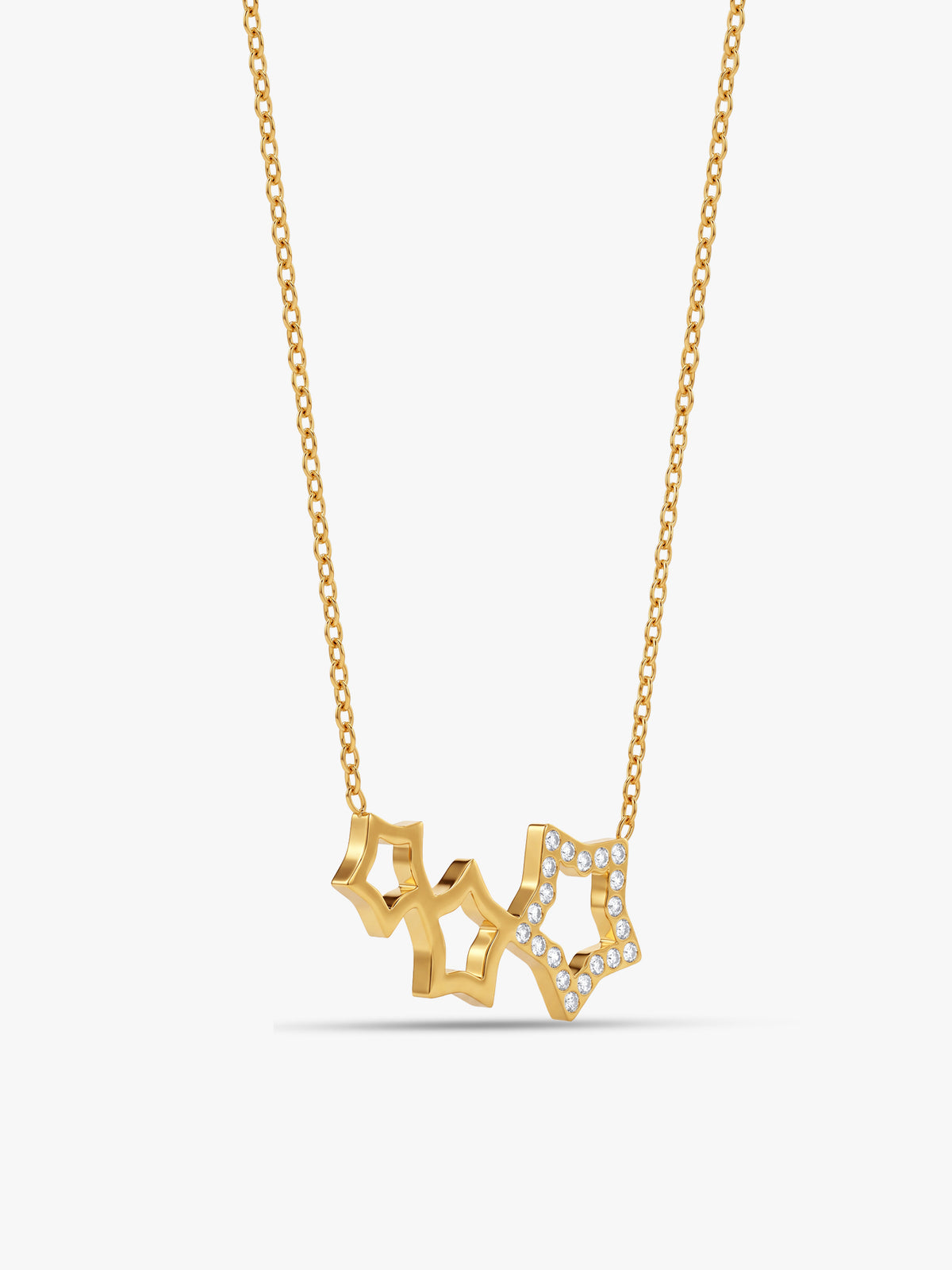 IXIA by GIVA Twinkle Theory Gold Plated Necklace