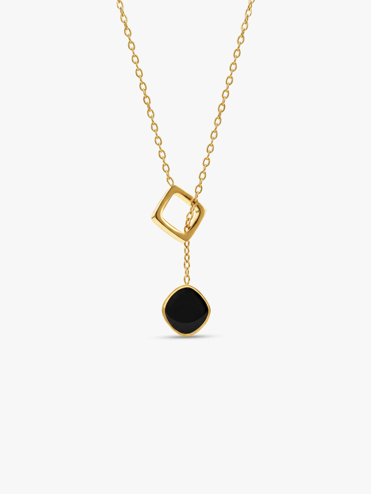 IXIA by GIVA Kite Crush Gold Plated Lariat Necklace
