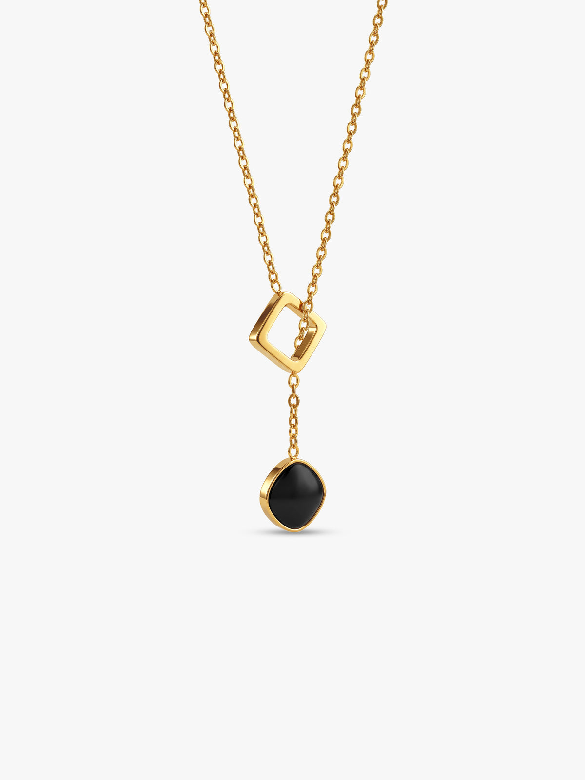 IXIA by GIVA Kite Crush Gold Plated Lariat Necklace