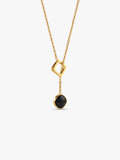 IXIA by GIVA Kite Crush Gold Plated Lariat Necklace