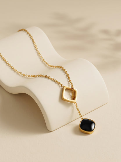 IXIA by GIVA Kite Crush Gold Plated Lariat Necklace
