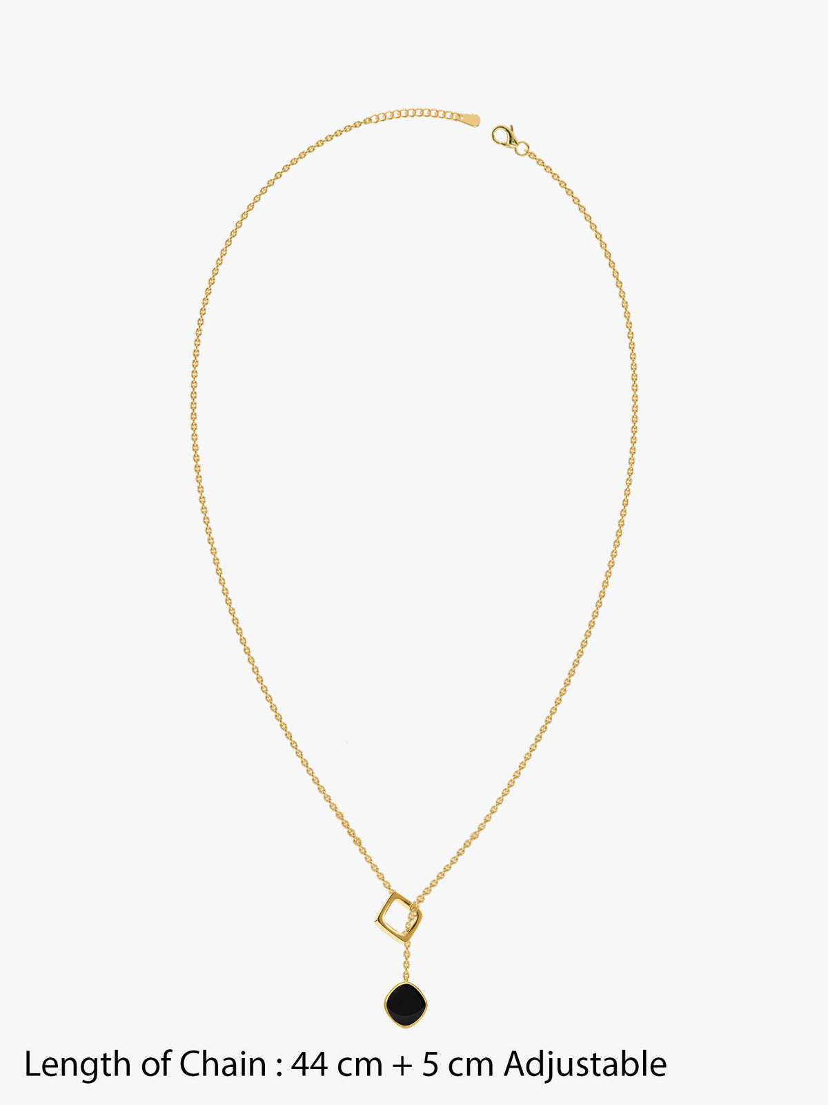 IXIA by GIVA Kite Crush Gold Plated Lariat Necklace
