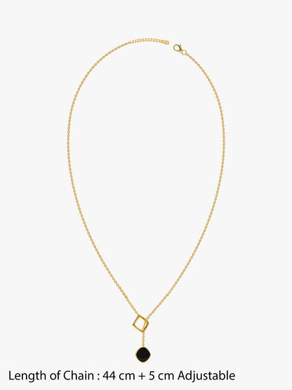 IXIA by GIVA Kite Crush Gold Plated Lariat Necklace