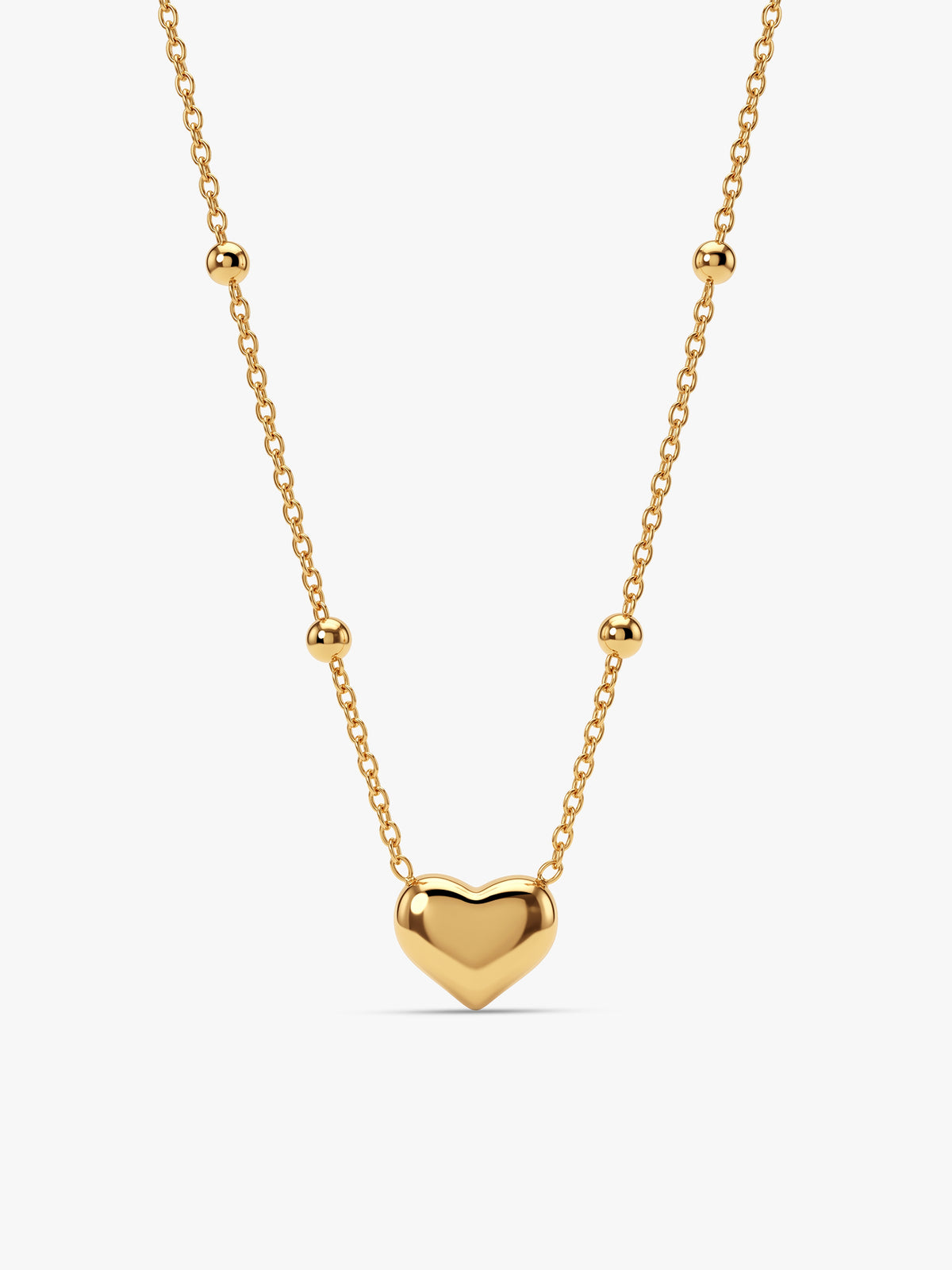 IXIA by GIVA One Love Gold Plated Necklace