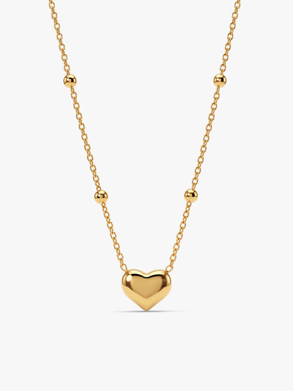 IXIA by GIVA One Love Gold Plated Necklace