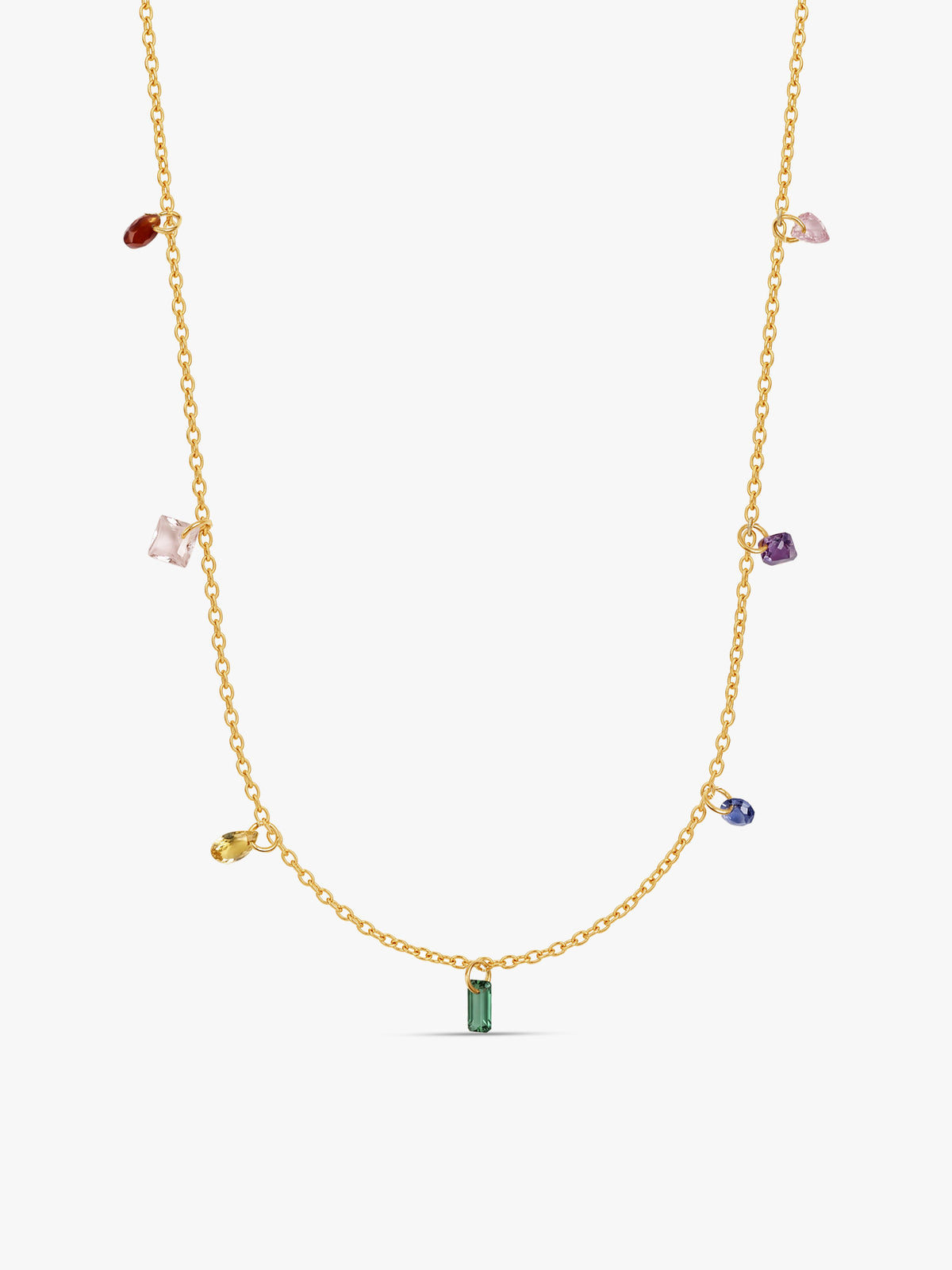 IXIA by GIVA Pebble Pop Gold Plated Necklace