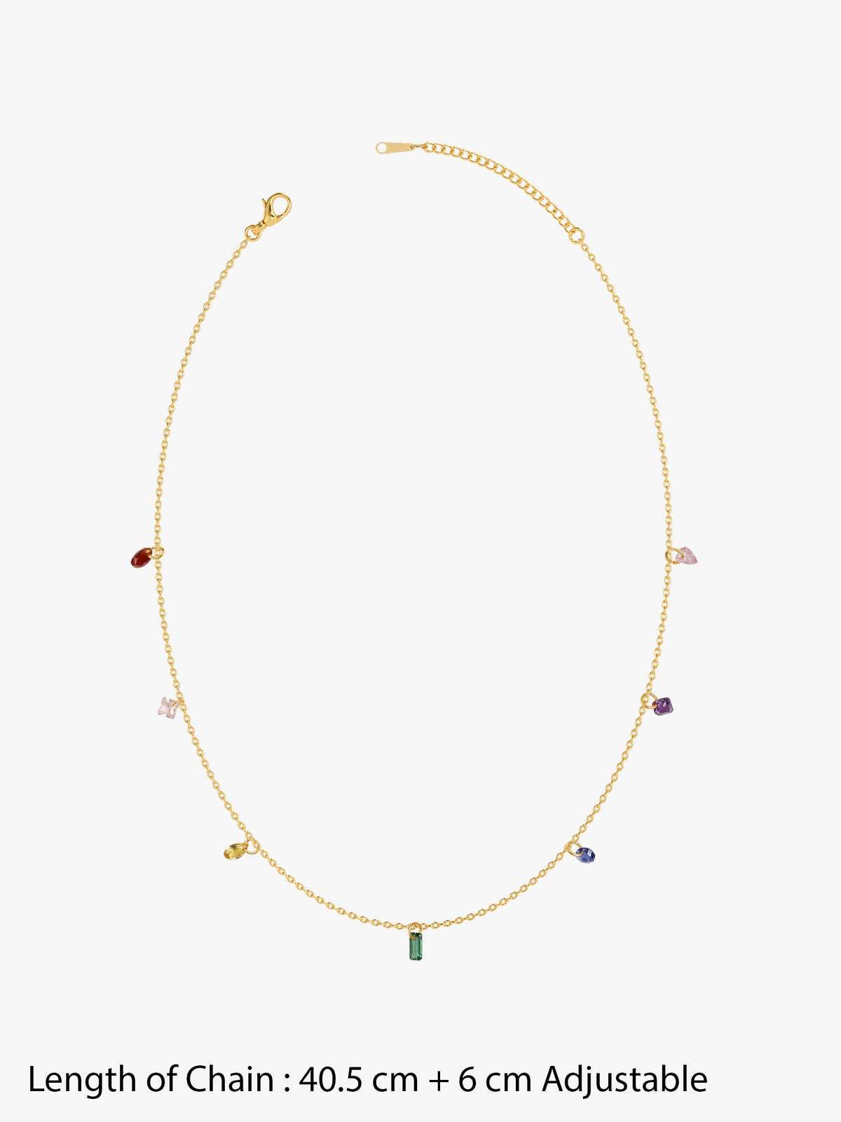 IXIA by GIVA Pebble Pop Gold Plated Necklace