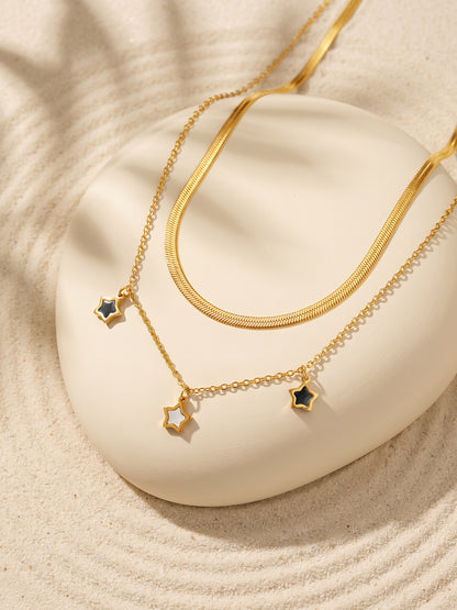 IXIA by GIVA Star Girl Gold Plated Necklace