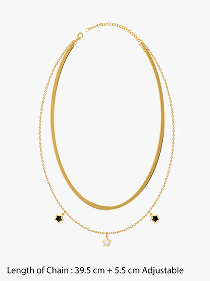 IXIA by GIVA Star Girl Gold Plated Necklace
