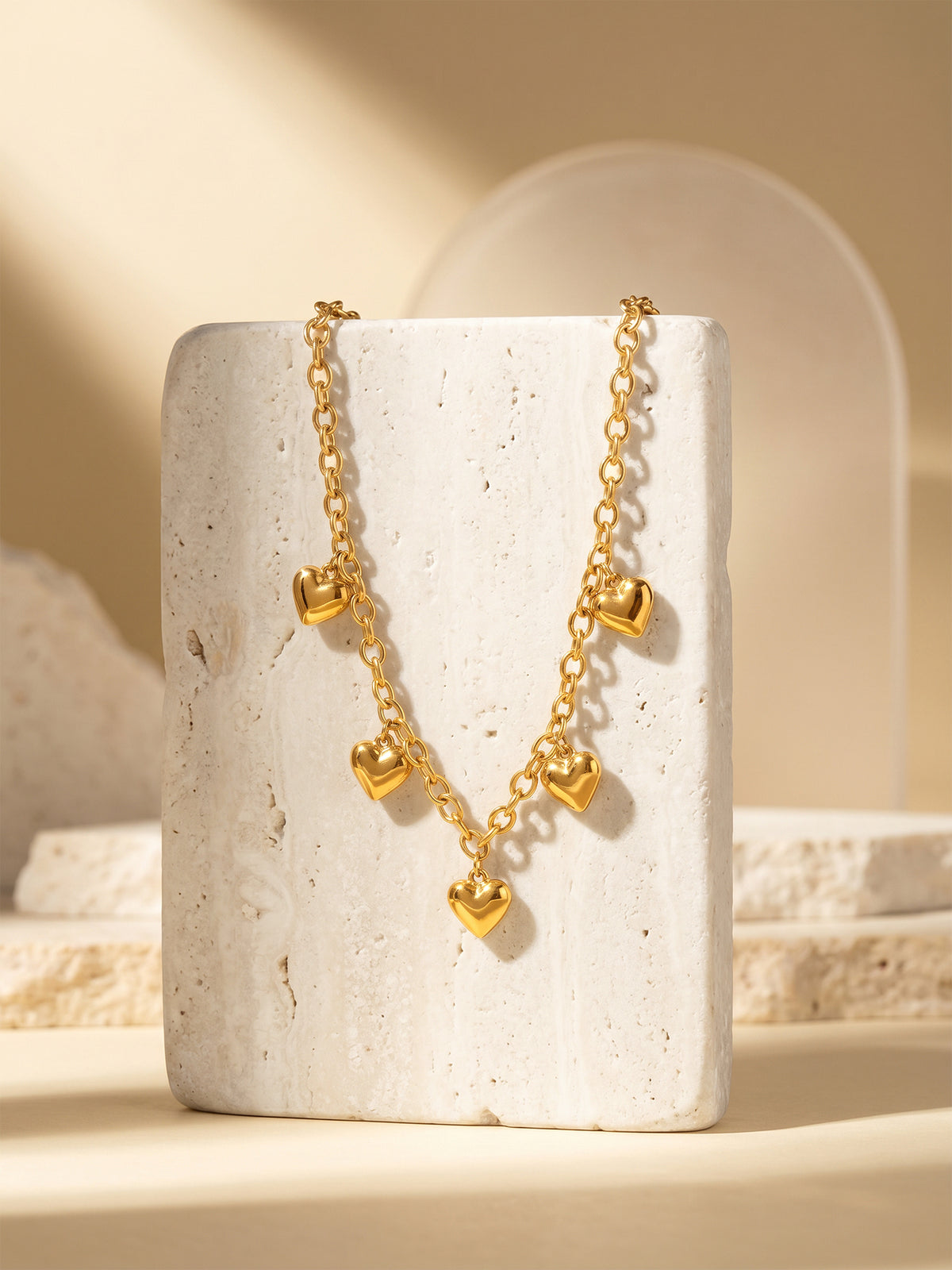 IXIA by GIVA Love Language Gold Plated Necklace