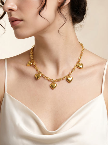 Love Language Gold Plated Necklace