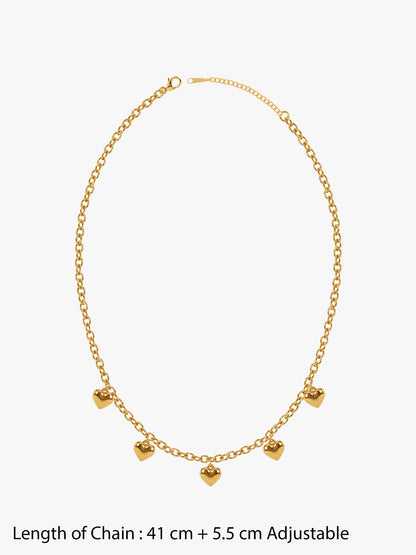Love Language Gold Plated Necklace