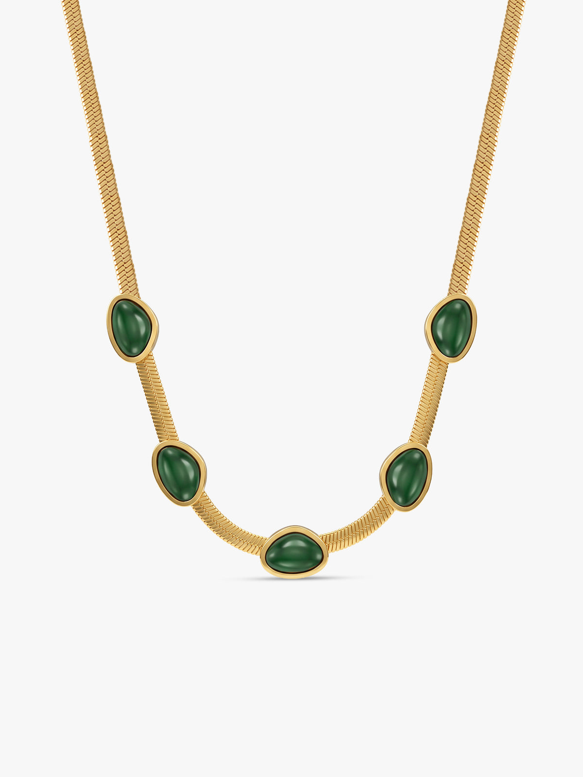 IXIA by GIVA Wild Moss Gold Plated Necklace