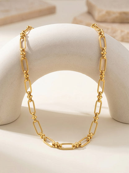 Chunky Mood Gold Plated Necklace