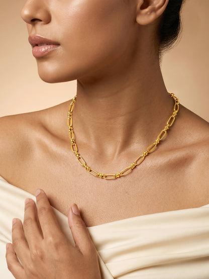 Chunky Mood Gold Plated Necklace