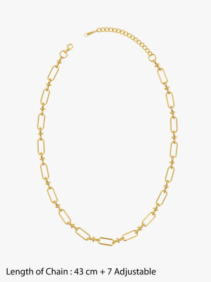 Chunky Mood Gold Plated Necklace