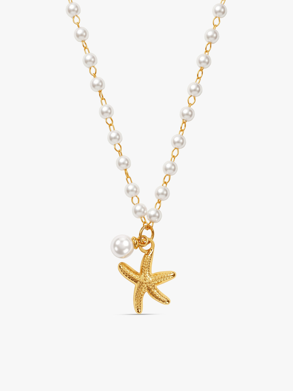 IXIA by GIVA Starfish Wish Gold Plated Necklace