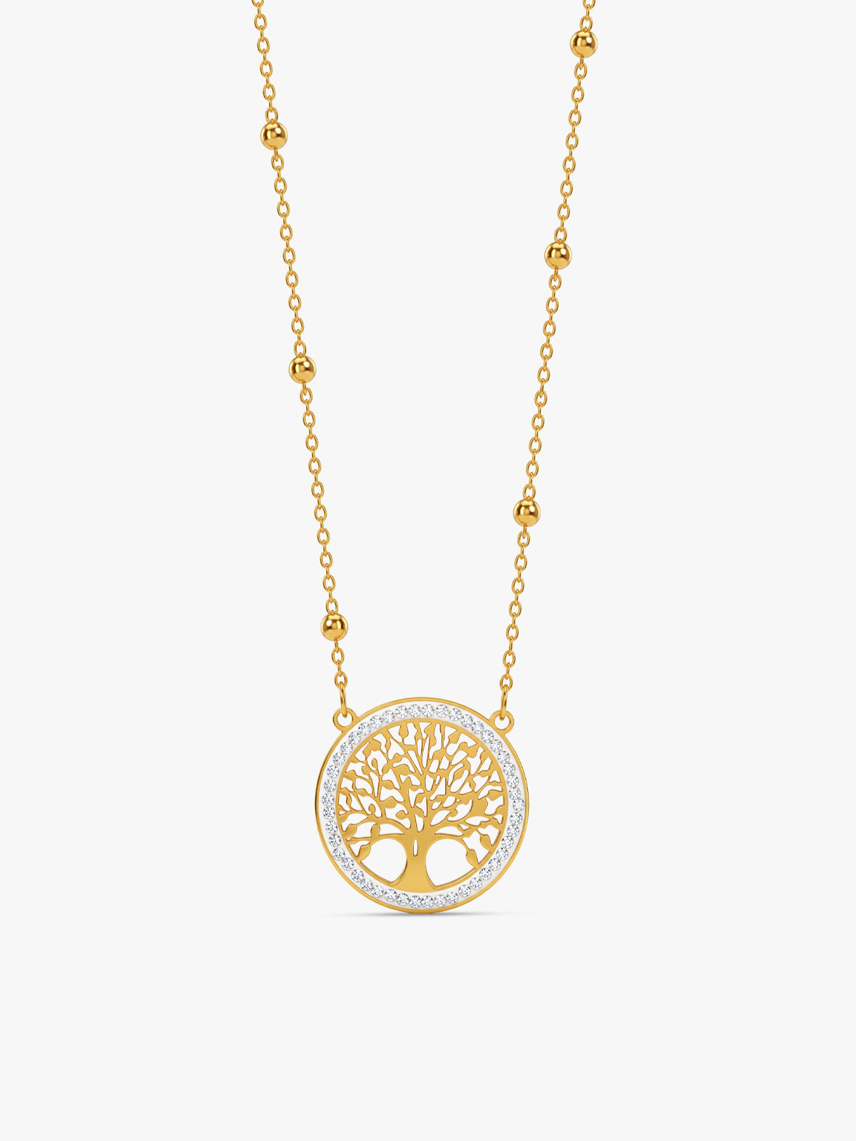 IXIA by GIVA Tree of Life Gold Plated Necklace