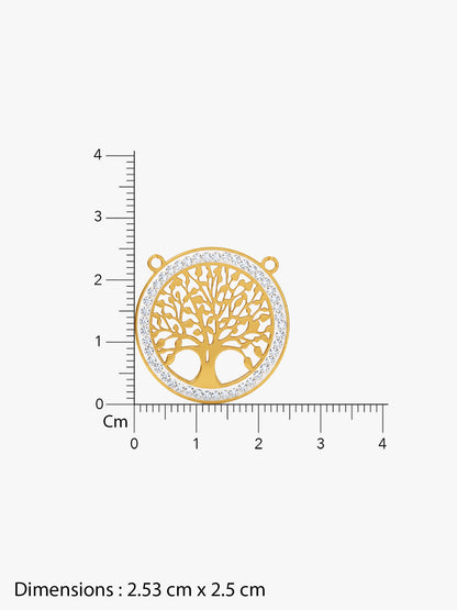 IXIA by GIVA Tree of Life Gold Plated Necklace