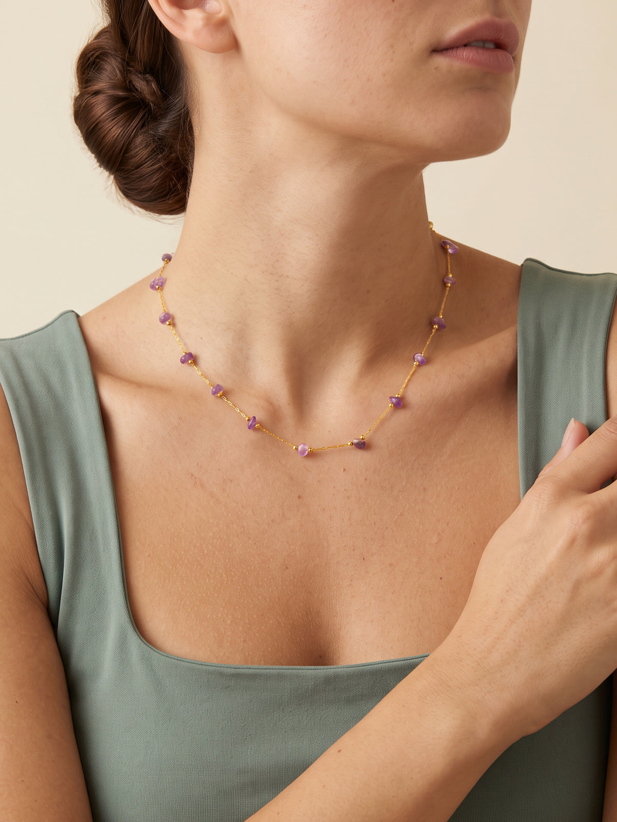 IXIA by GIVA Made Precious Gold Plated Necklace