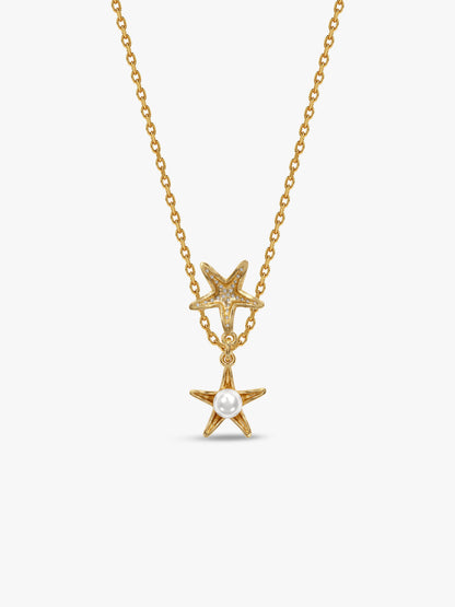 Star Girl Gold Plated Necklace