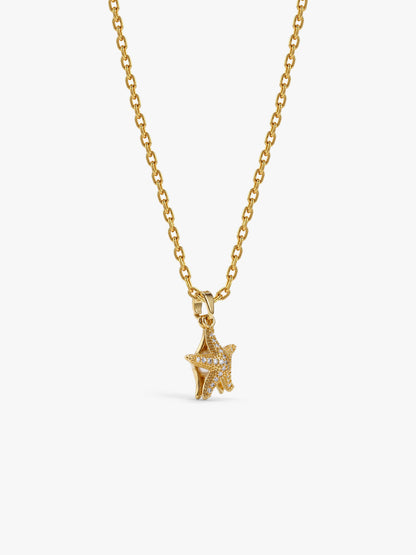 Star Girl Gold Plated Necklace