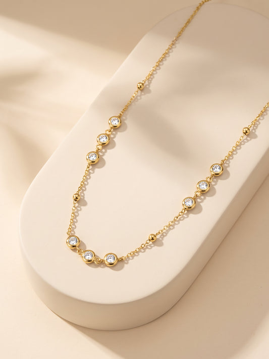 IXIA by GIVA Squad Goals Gold Plated Necklace