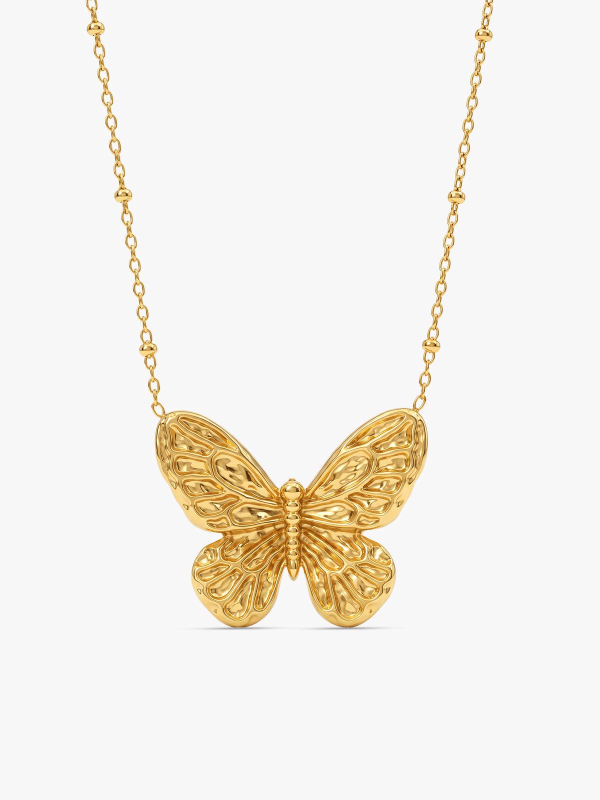 IXIA by GIVA Pretty Fly Gold Plated Necklace