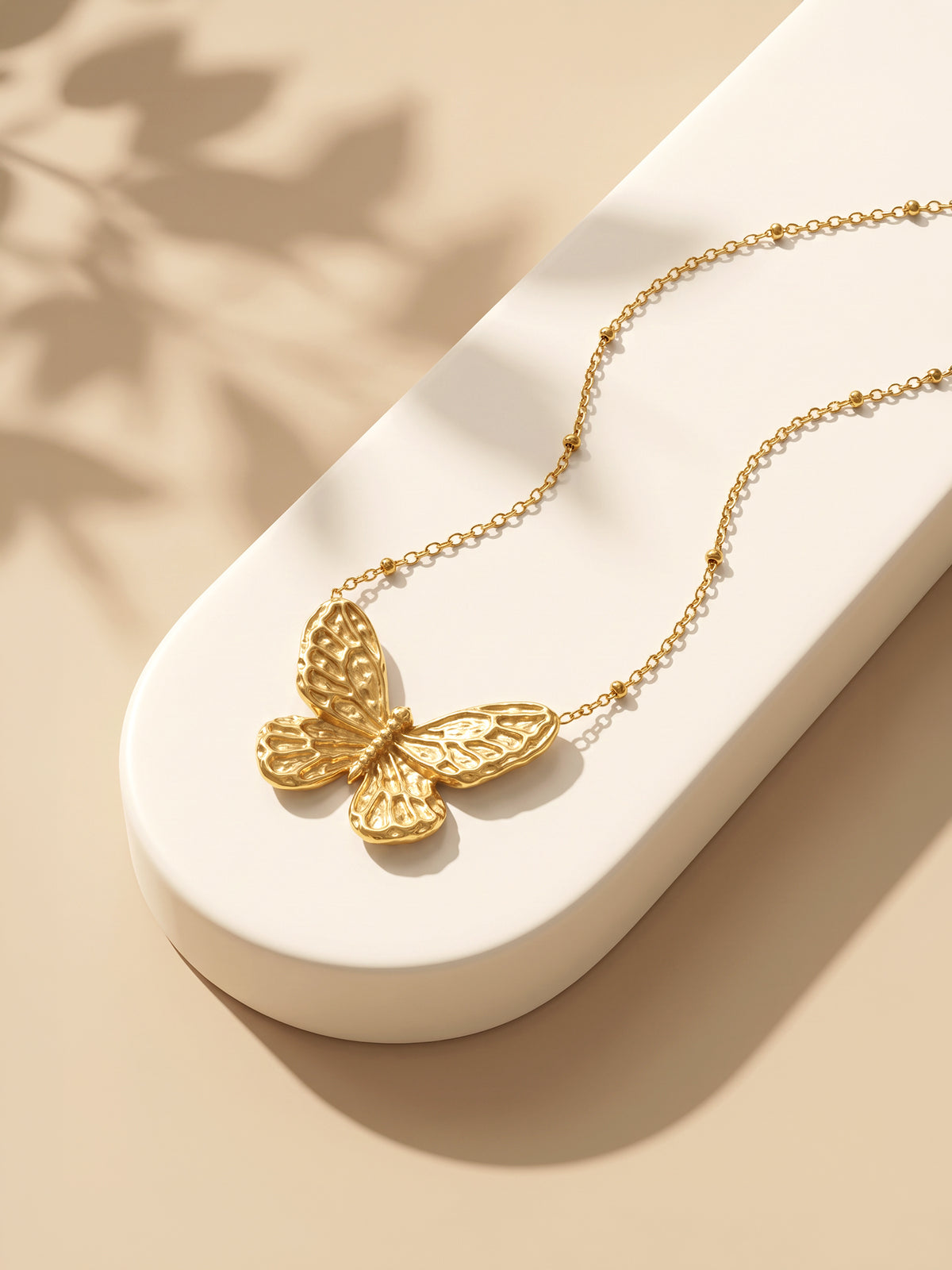 IXIA by GIVA Pretty Fly Gold Plated Necklace