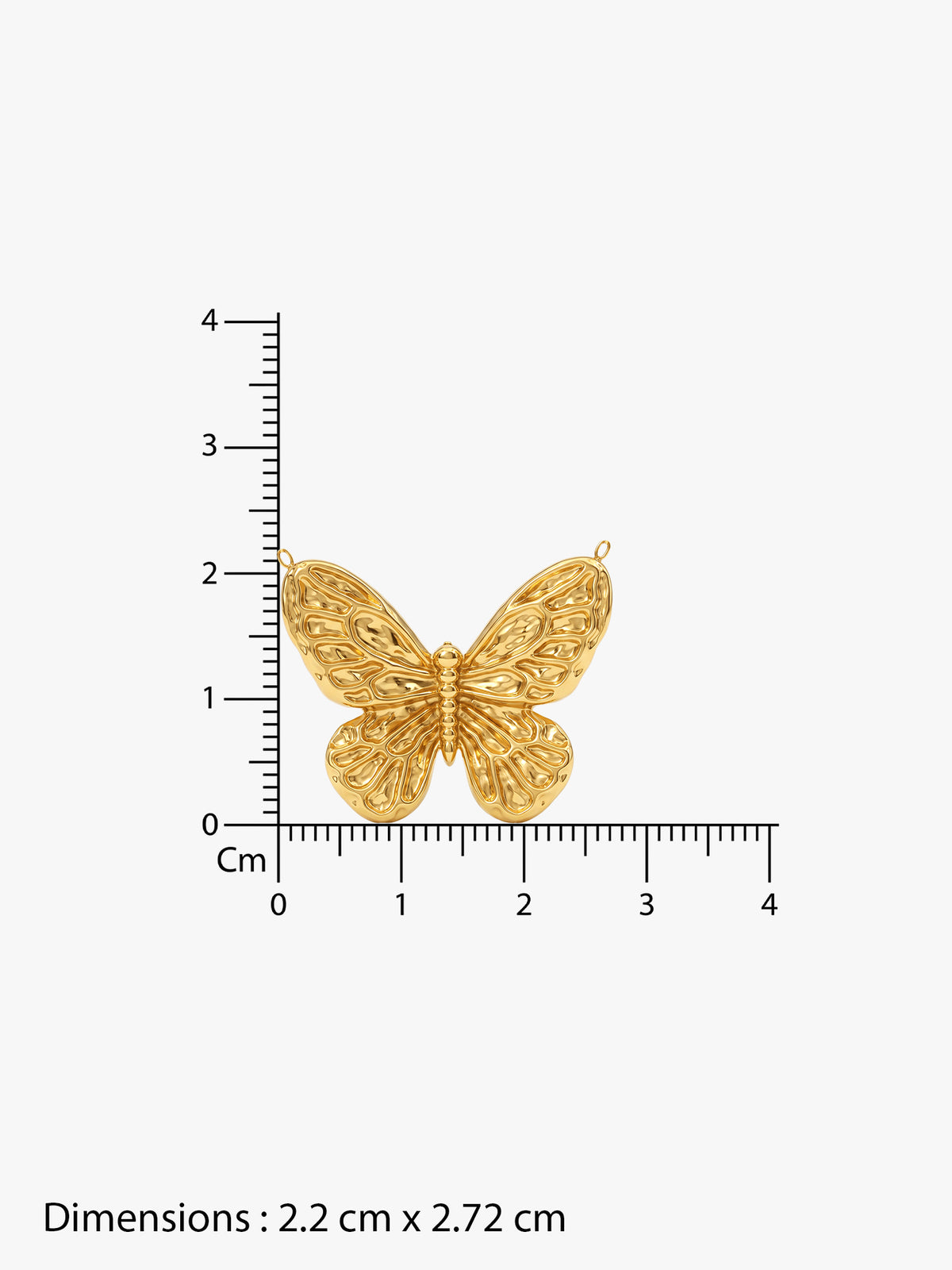 IXIA by GIVA Pretty Fly Gold Plated Necklace