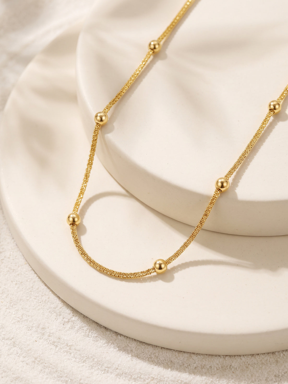 IXIA by GIVA Dot Com Gold Plated Necklace
