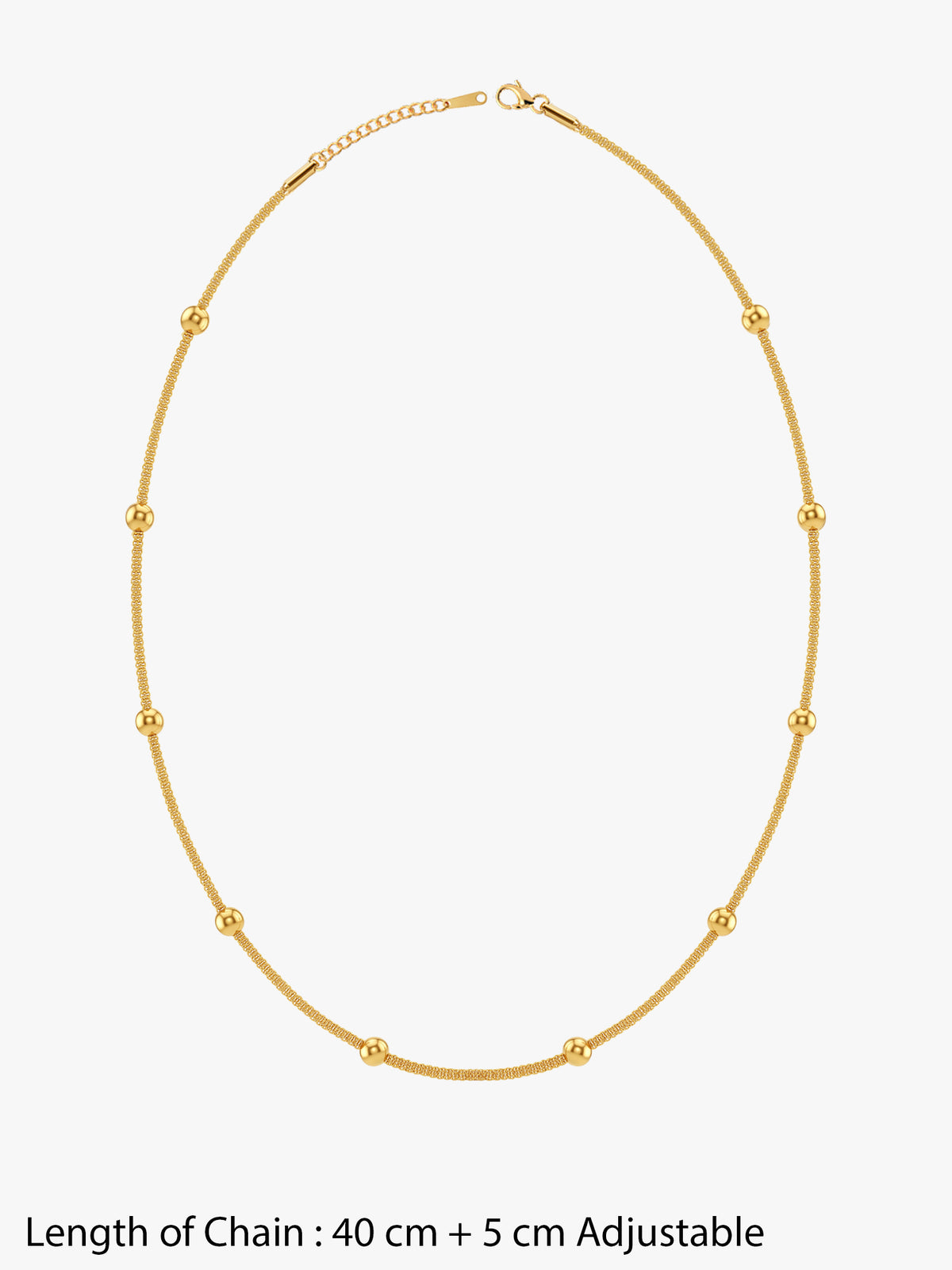 IXIA by GIVA Dot Com Gold Plated Necklace