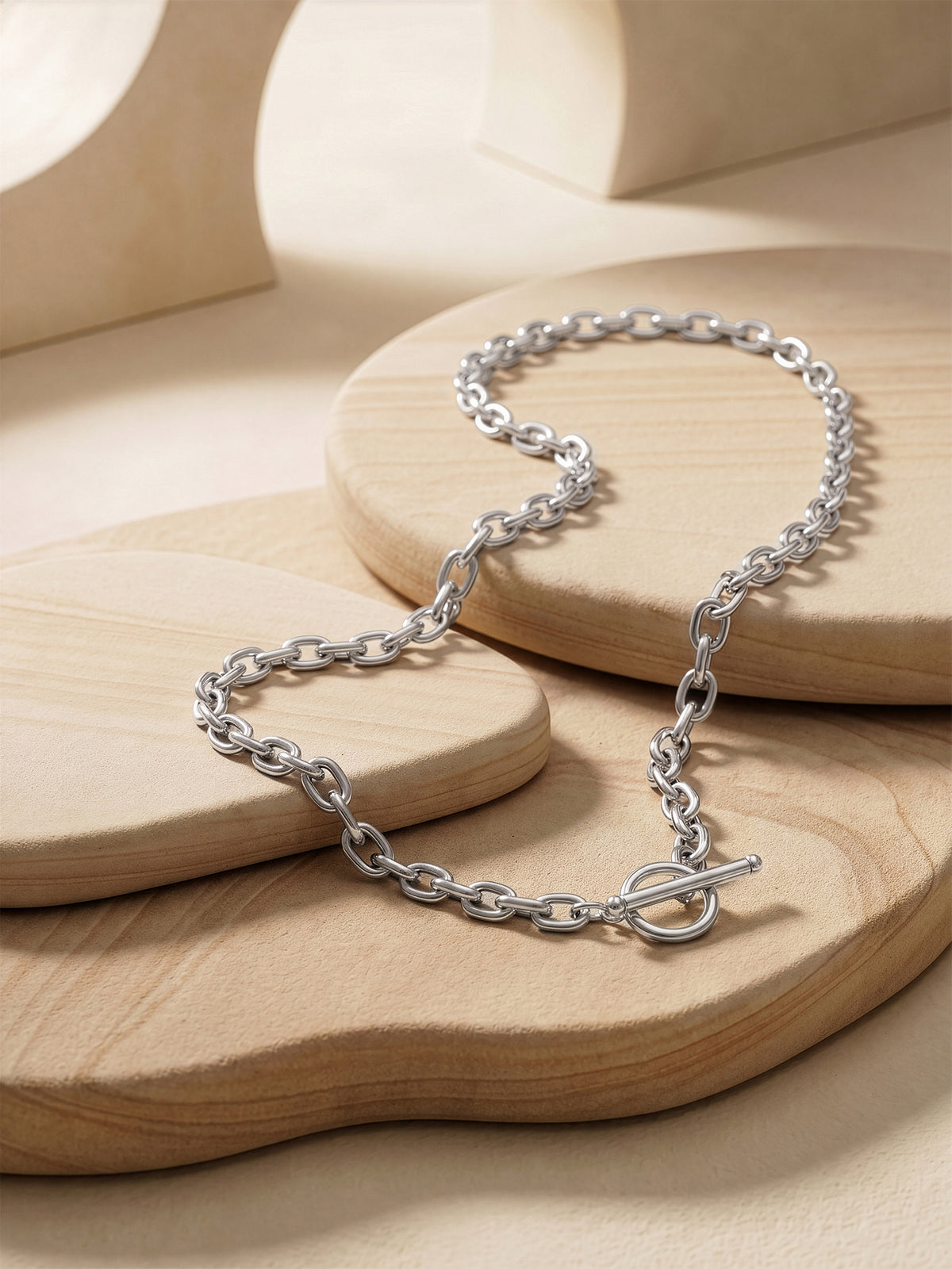 IXIA by GIVA Daily Chain Stainless Steel Necklace
