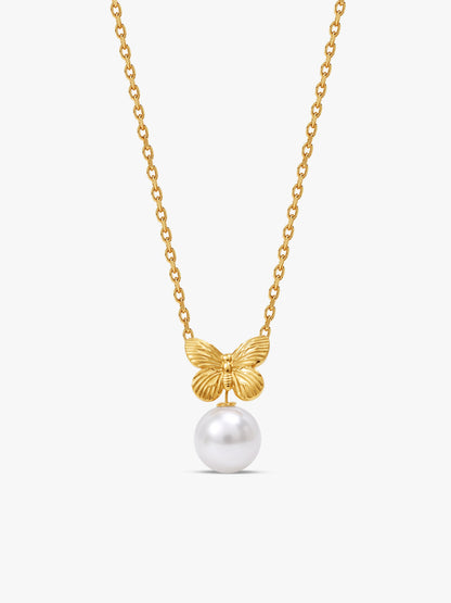 IXIA by GIVA Flutter You Gold Plated Necklace
