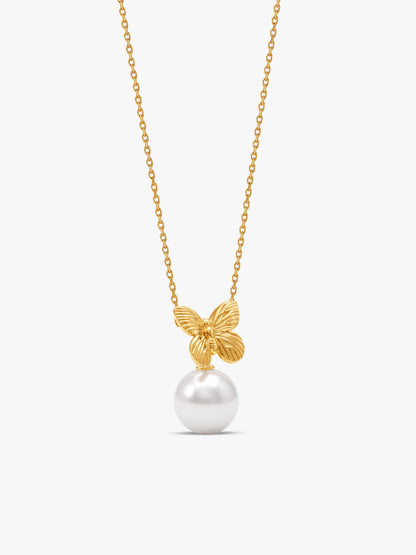 IXIA by GIVA Flutter You Gold Plated Necklace