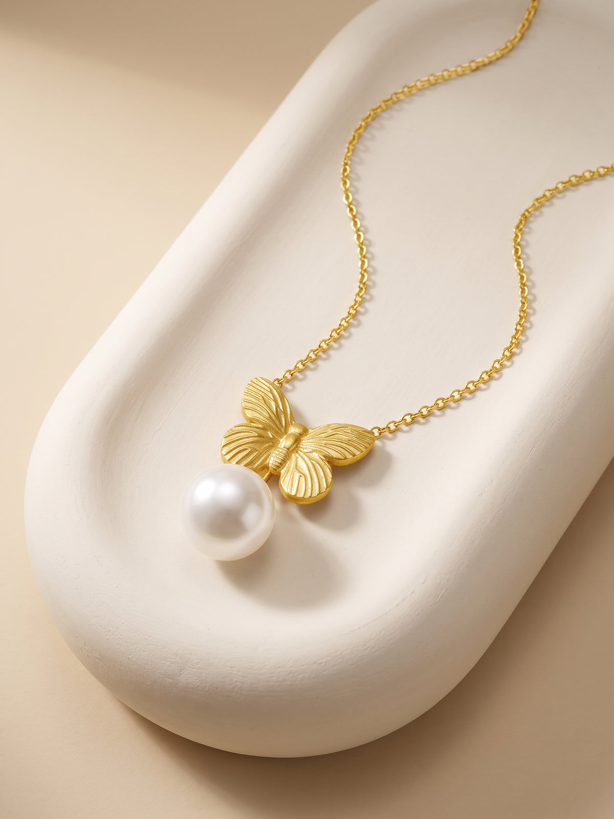 IXIA by GIVA Flutter You Gold Plated Necklace