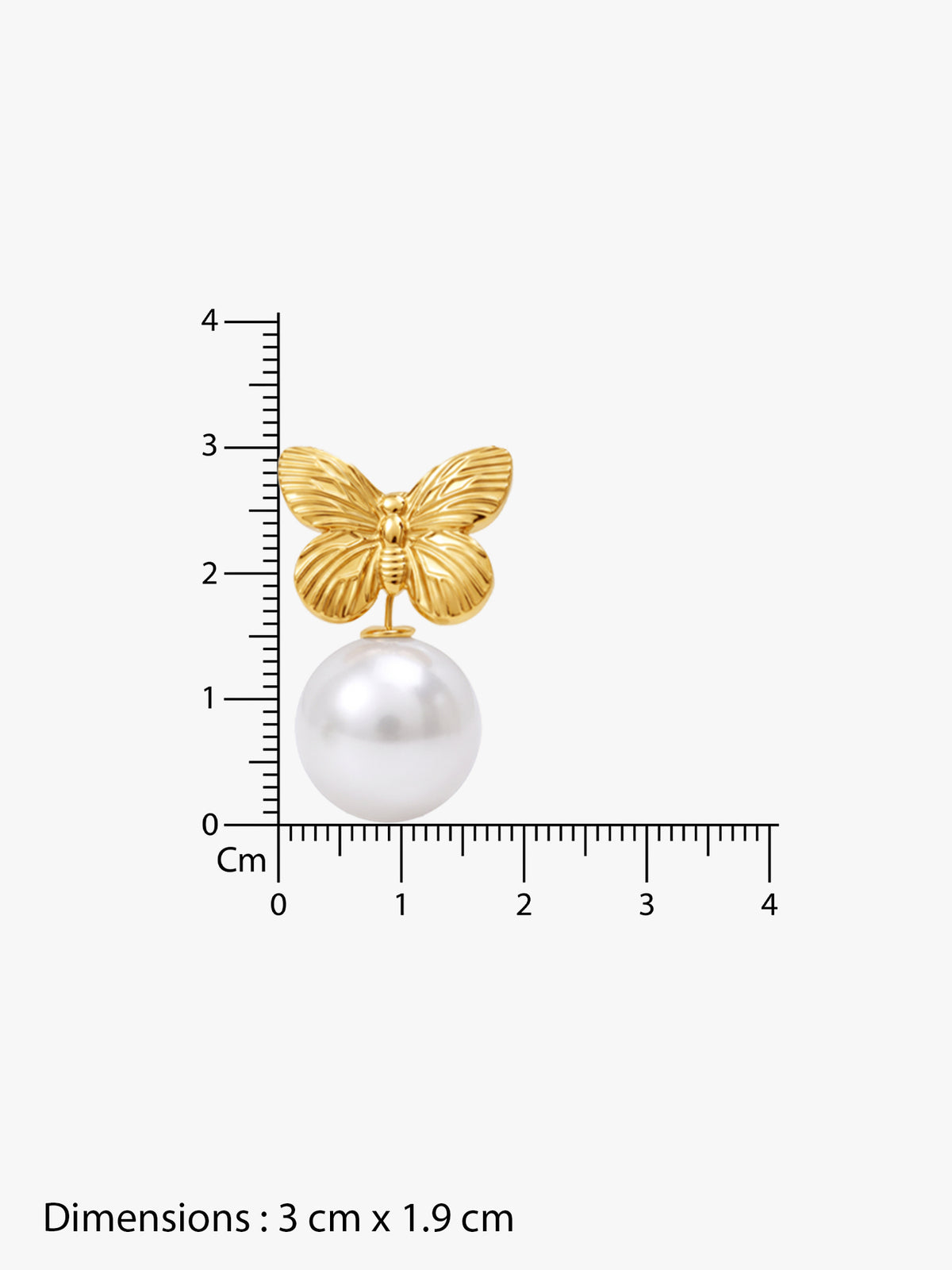 IXIA by GIVA Flutter You Gold Plated Necklace