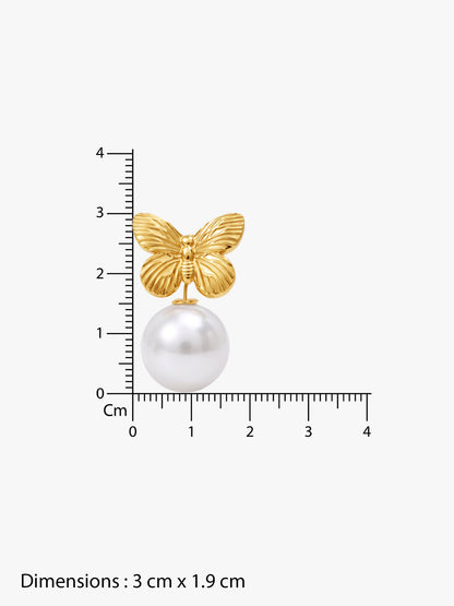 IXIA by GIVA Flutter You Gold Plated Necklace