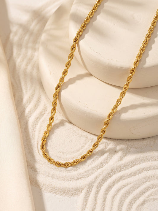 IXIA by GIVA Knoteworthy Gold Plated Necklace