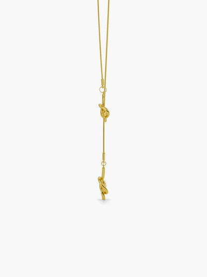 Clean Girl Drop Gold Plated Necklace