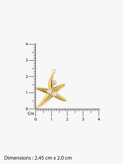 Starcoded Energy Gold Plated Charm Necklace
