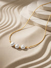 IXIA by GIVA Pearl Drop Gold Plated Necklace