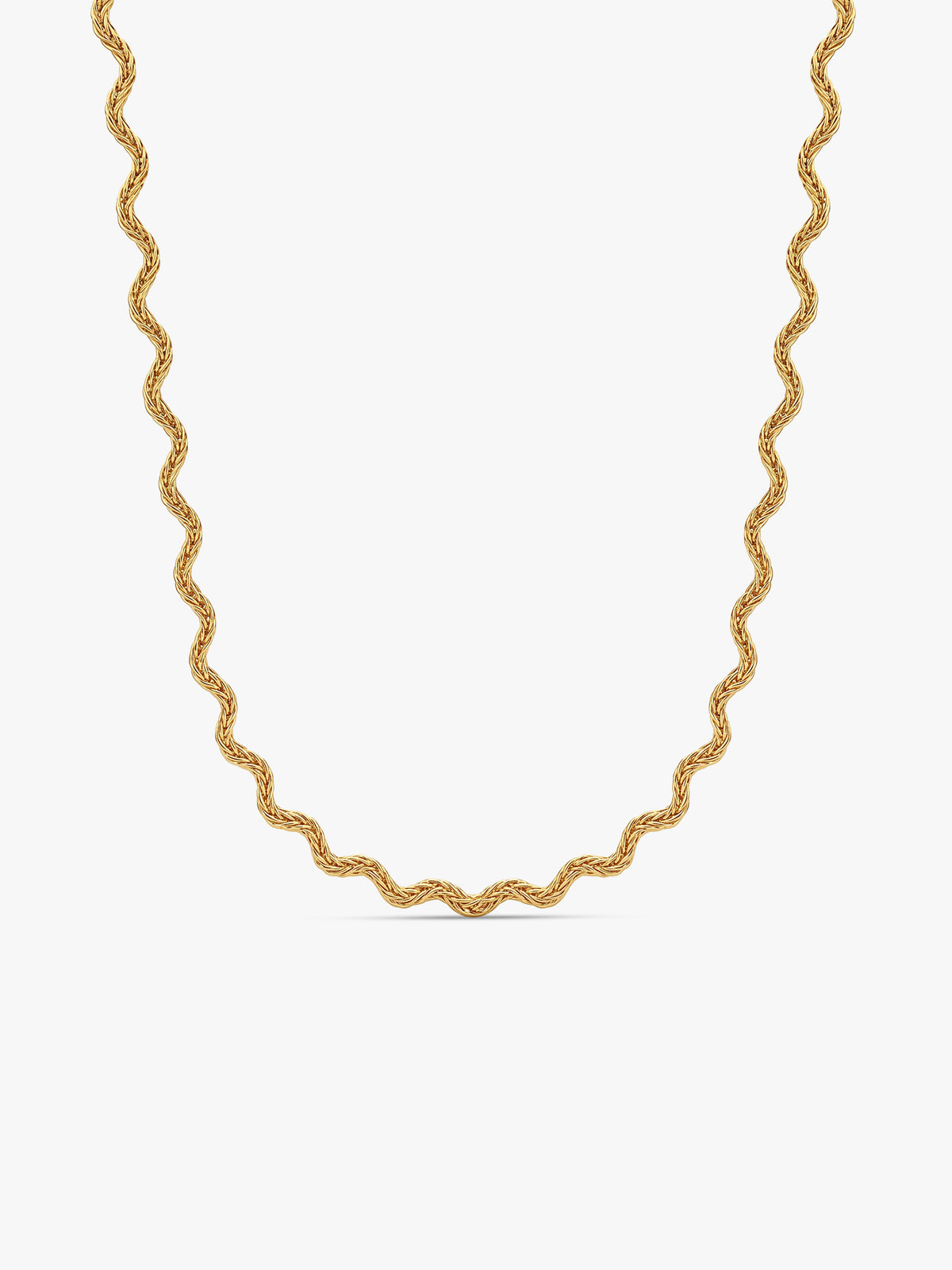 IXIA BY GIVA Wave Maker Gold Plated Necklace