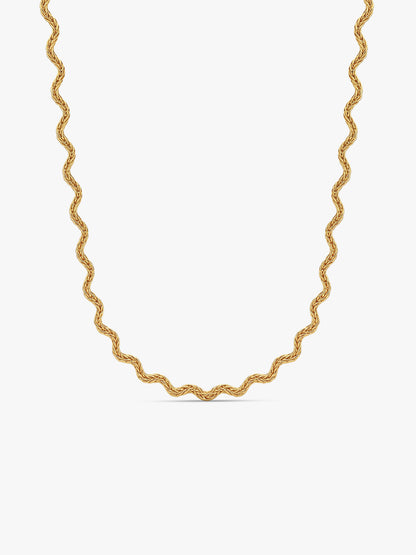 IXIA BY GIVA Wave Maker Gold Plated Necklace