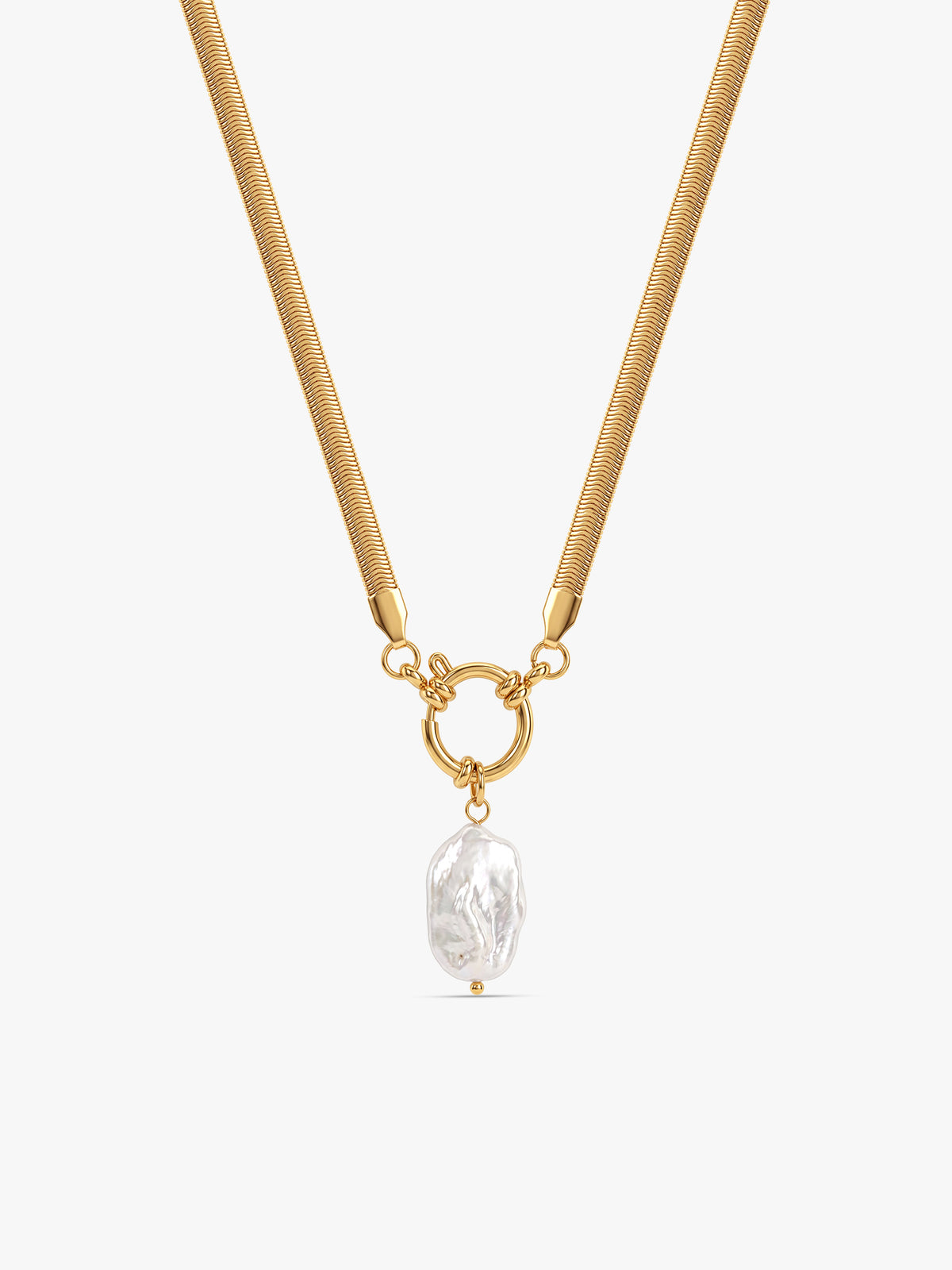 IXIA BY GIVA Pearl Jam Gold Plated Necklace